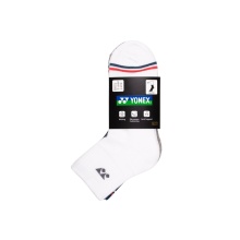 Yonex Sports Socks Quarter 2024 white/grey/blue men's - 3 pairs